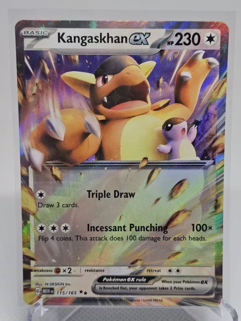 Kangaskhan ex - MEW EN - 115/165 - Double Rare