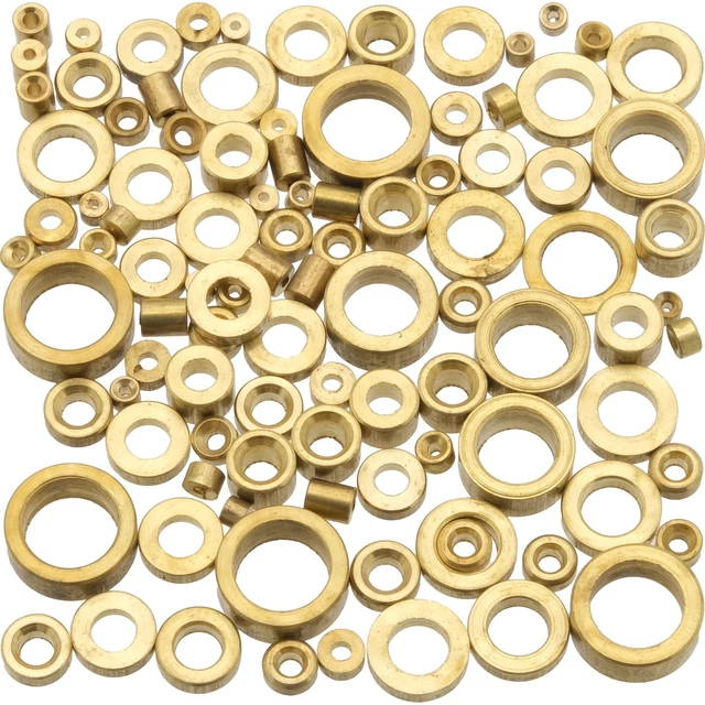 NEW 100PC BRASS Bushing Assortment for Grandmother, Wall & Mantle