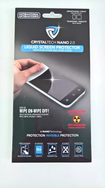Mobile phone & tablet nano tech screen scratch protection & anti bacterial clean