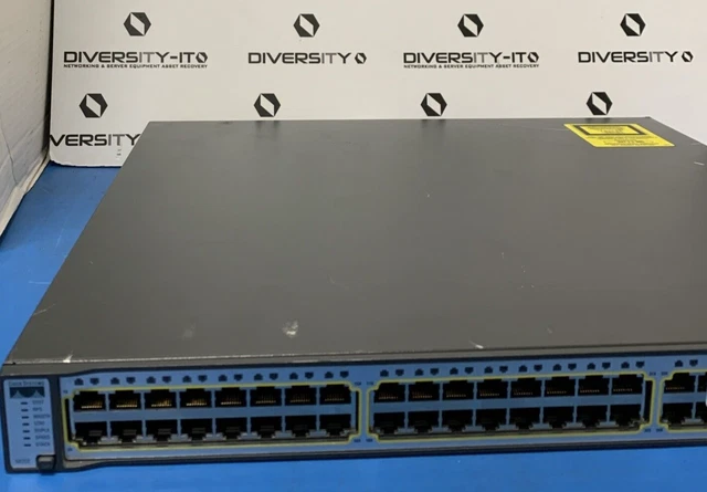 CISCO CATALYST WS-C3750G-48TS-S 48 Port Managed Gigabit Ethernet Switch ...