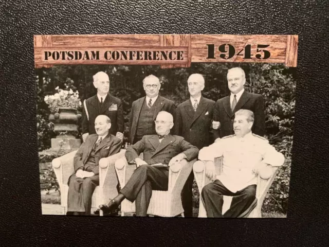 2021 Historic Autographs End of the War 1945  POTSDAM CONFERENCE  Card #70