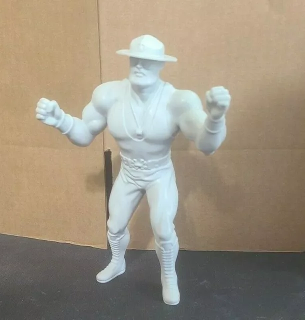 Sgt. Slaughter WWF WWE LJN Clean Resin Copy Wrestling Action Figure