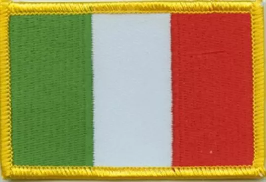 Aufnäher Italien Fahne Flagge Aufbügler Patch 8 x 5 cm