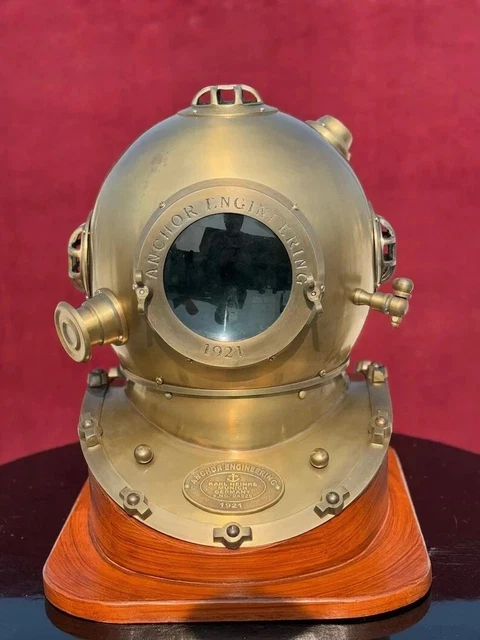 CASQUE DE PLONGÉE ancien vintage ~ US Navy/Mark V/Sea Scuba/Morse/Boston CIFTS EUR 271,55