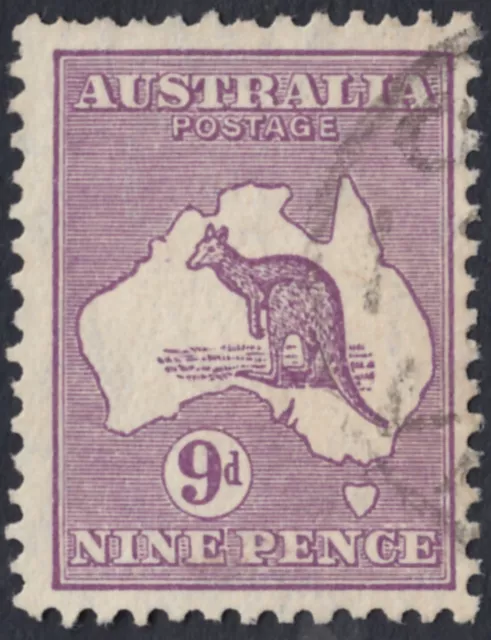 Australia 1932   9d   Kangaroo   SG 133  good used