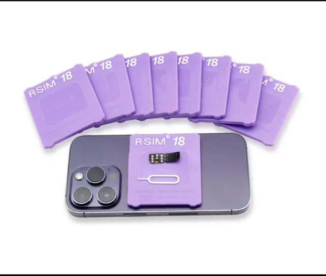 R-SIM 18 Nano Unlock RSIM Card per IOS 16 iPhone 14 Plus 13 12 Pro Max 11 Pro S1 3