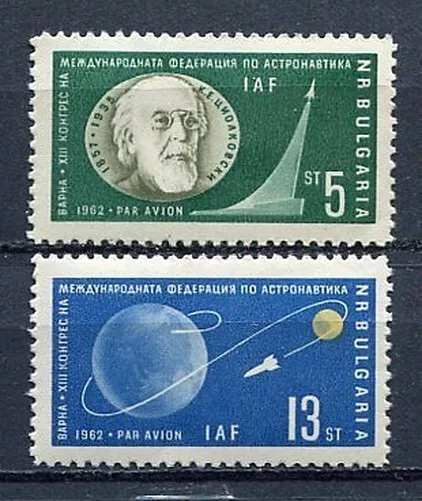 33717) Bulgarie 1962 MNH Am Int Astronautique Fed. 2v