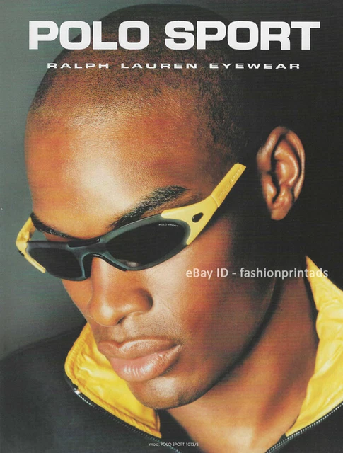 POLO SPORT Eyewear 1-Page Magazine PRINT AD Spring 1997 TYSON BECKFORD