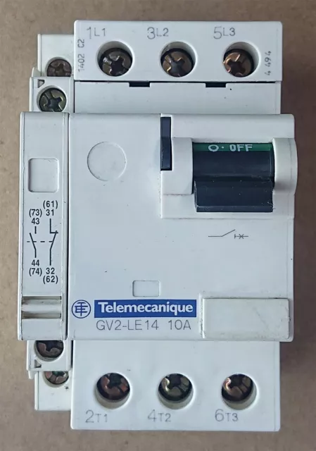 Telemecanique GV2-LE14 10A /#F I1MG 4125 motor switch