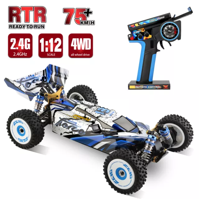 WLtoys 124017 2.4 Ghz 1/12 RC Auto 4WD 75km/h High Speed Buggy Off-Road Car