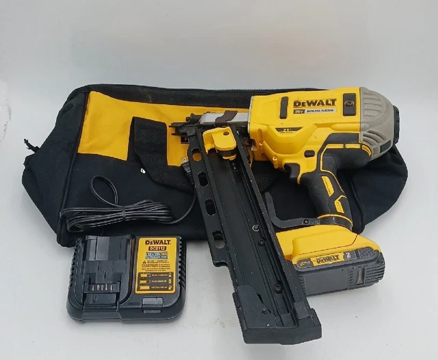 DEWALT DCN21PL 20V Cordless 21 Degree Framing Nailer w/ Battery