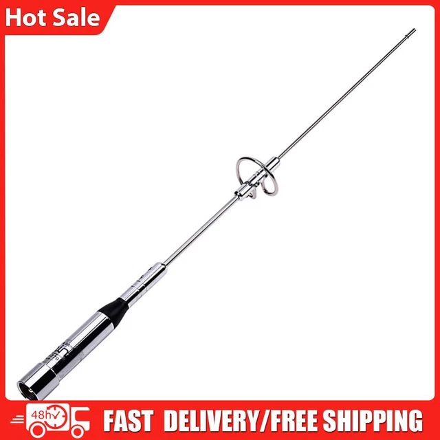 N. 770S VHF UHF Antenna radio prosciutto mobile dual band con connettore PL 145/435 MHz