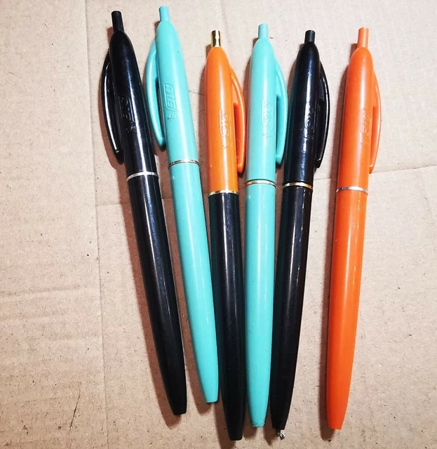 LOT DE STYLO à bille Bic vintage écriture collection vintage ancien années 70 80 EUR 10,00 - PicClick FR