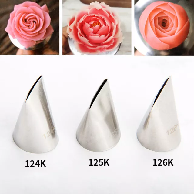 Austin Rose Cake Icing Piping Nozzle Petal Cupcake Decorating Tips Cream Tool