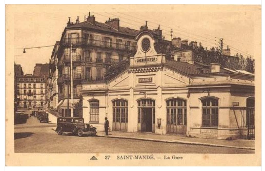 CPA 94 SAINT MANDE LA GARE (cliché pas courant