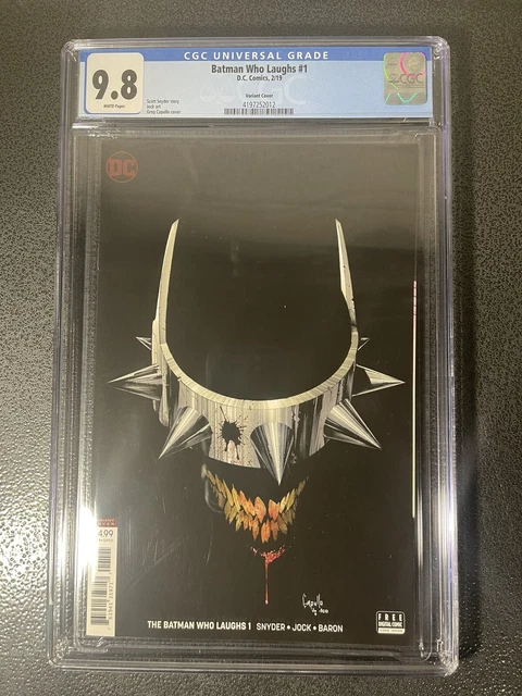 Batman Who Laughs 1 Capullo Variant CGC 9.8 4197252012 DC C