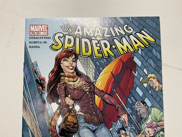 the AMAZING SPIDER-MAN 51 LGY492 MAY 2003 MCU Marvel Comic Book Campbell 3