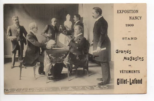 NANCY Meurthe et moselle CPA 54 exposition de 1909 stand Magasins GILLET-LAFOND