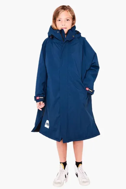 Red Original Kids Waterproof Changing Robe -Navy Blue