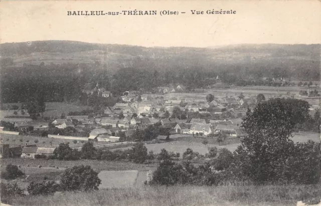 Cpa 60 Bailleul Sur Therain General View