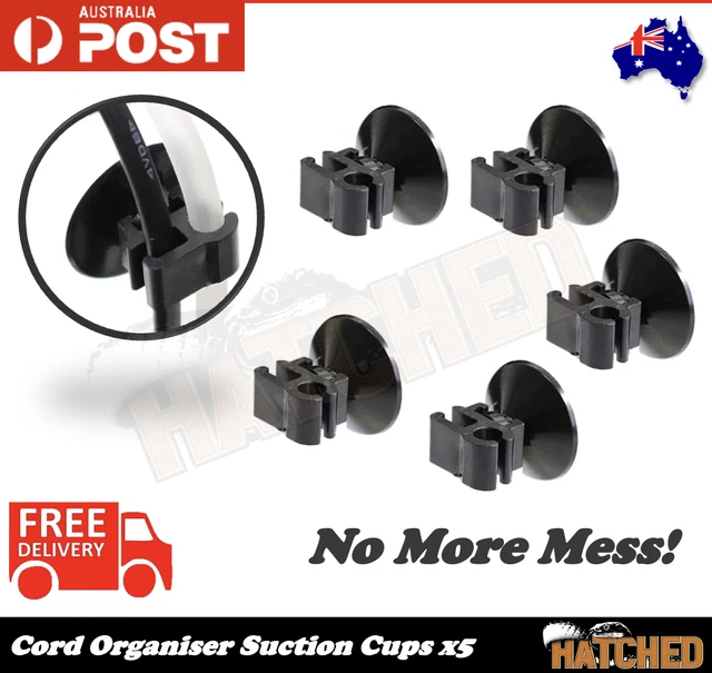 Aquarium Organiser Airline Tubing Suction Cup Fish Tank Filter Cord Organiser x5