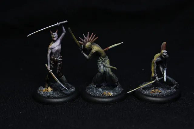 Painted Malifaux - Resurrectionists - Punk Zombies (Rabble Risers?!)