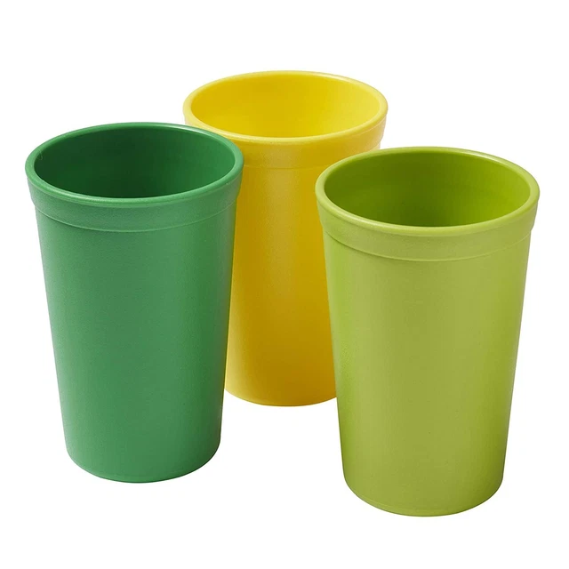 ECR4Kids My First Meal Pal Drinking Cups, Kids Plastic Tableware, Stackable and