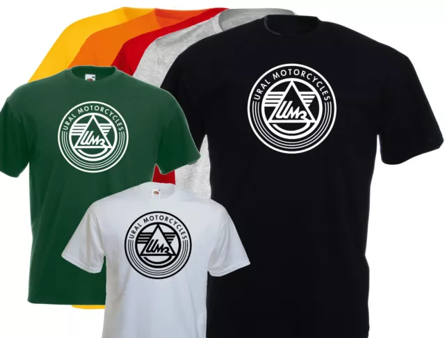 T-shirt logo URAL, moto , vintage, biker, motard, S, M, L, XL, NEUF