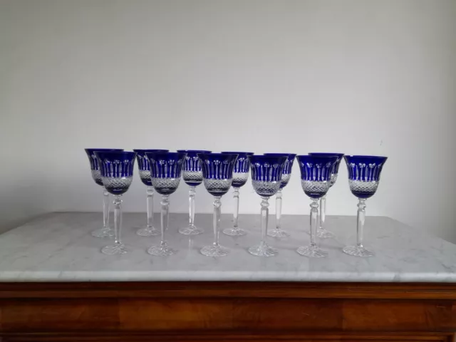 Service De Verres En Cristal De Boheme 24% Etat Neuf