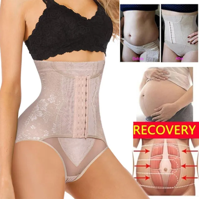 WOMEN HIGH WAIST Body Shaper Afterbirth Underwear Tummy Control Postpartum  Panty £13.79 - PicClick UK