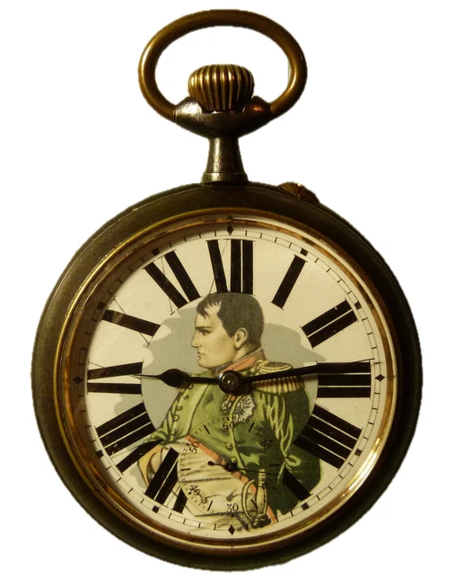 Montre Gousset Régulateur 'Goliath' XXL 8cm - Mécanique Manuelle, Vers 1900, Occasion Fonctionnelle