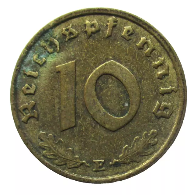 Drittes Reich 10 Reichspfennig 1938  Münzzeichen: "E" - Muldenhütten