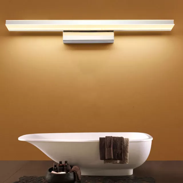 40,5 cm 8W Baño Inodoro Espejo Frontal LED Lámpara de Pared Maquillaje Luces Blanco SD