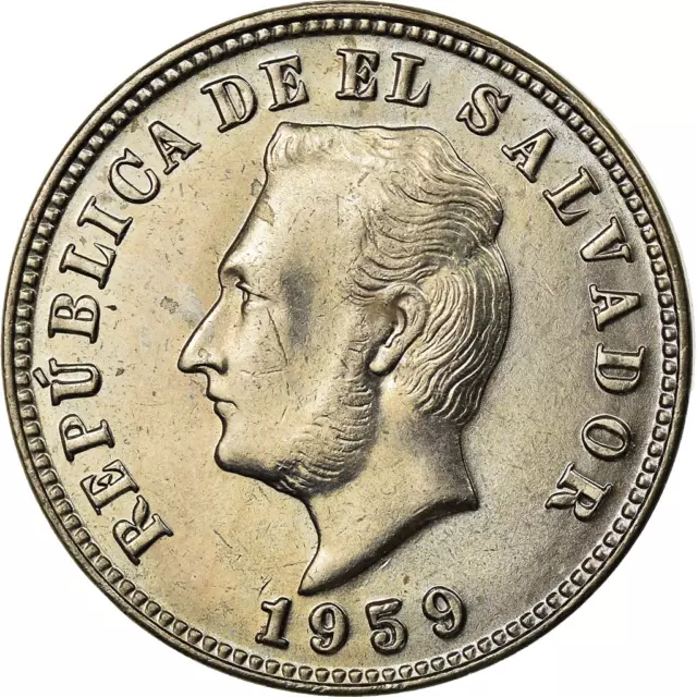 Salvadoran Coin El Salvador 5 Centavos | Francisco Morazan | 1940 - 1974