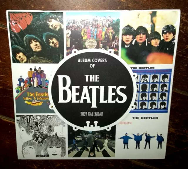 ALBUM COVERS OF THE BEATLES 2024 Mini Calendar (TF Publishing) 12