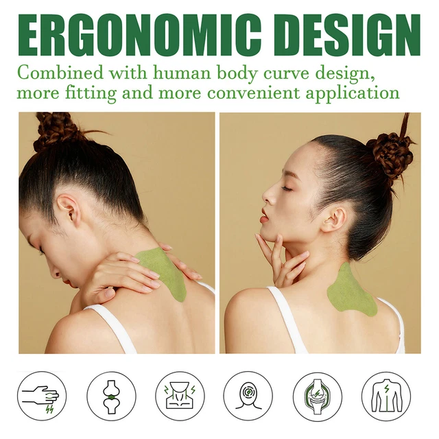 10pcs Muscle Sprain Medicine Sticker Portable Wormwood Convenient Body Massage F 12