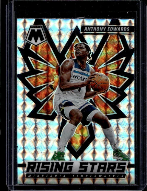 2021-22 PaninI Mosaic Anthony Edwards Rising Stars Mosaic Prizm #3 Timberwolves