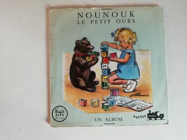 GERMAINE BOURET nounouk le petit ours livre disque