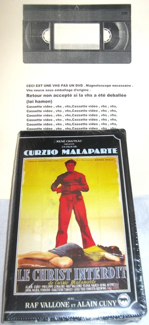 LE CHRIST INTERDIT vhs neuve sous emballage d'origine rene chateau