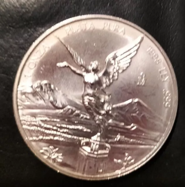 Messico 1998 argento oz  oncia plata  pura 999  Libertad Mexico argento
