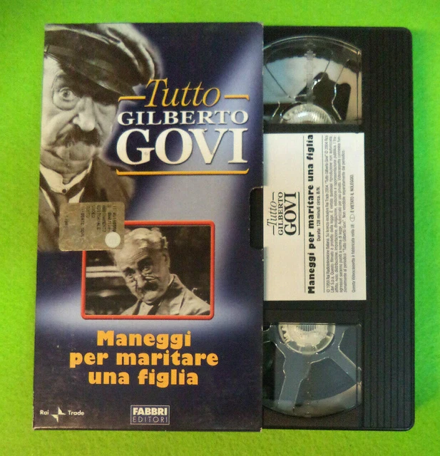 VHS FILM MANEGGI PER MARITARE UNA FIGLIA Tutto Gilberto Govi FABBRI(F230) no*dvd EUR 3,90 VHS FILM MANEGGI PER MARITARE UNA FIGLIA Tutto Gilberto Govi FABBRI(F230) no*dvd EUR 3,90