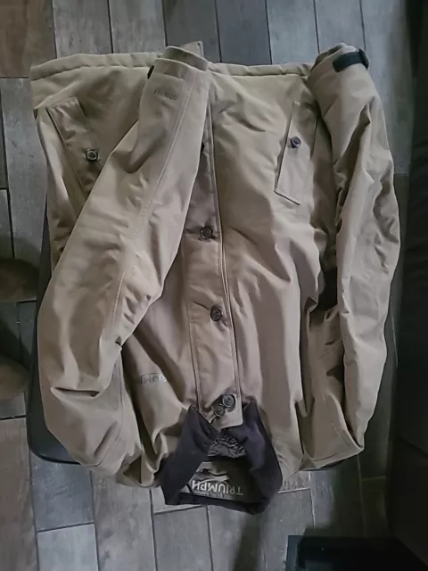 Triumph Goretex Motorcycle Jacket In Great Used Condition Size 44 No Armour Inc.