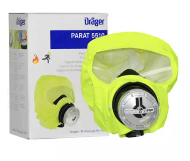 Dräger Parat C Pack Protection les Adultes / Enfants Parat 5510 Fluchthaube