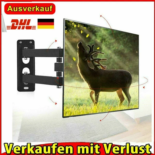TV Wandhalterung Schwenkbar Neigbar R23-F Plasma LCD LED Ca. 32"-75" VESA Max.400x400 Mit Fischer® Dübel - Foto 4