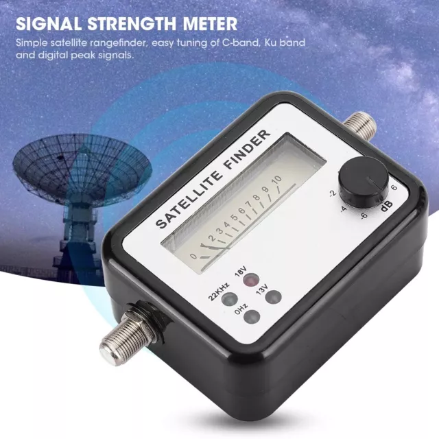 SF9504dB Satellite SAT Finder Signal Strength Meter With Digital Display GDS 2