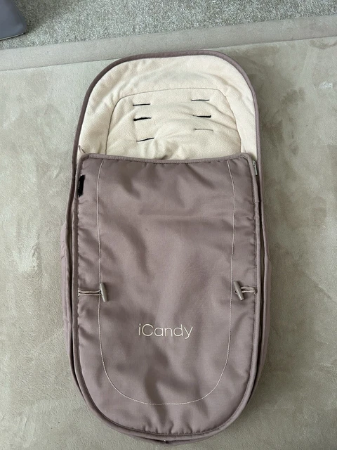 Icandy peach footmuff butterscotch 2025