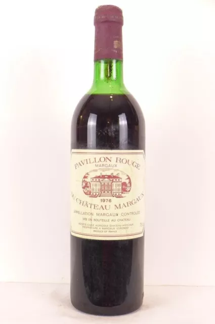 margaux pavillon rouge du château margaux  rouge 1976 - bordeaux