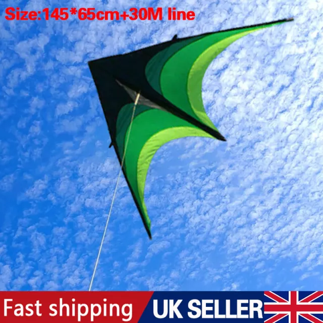 Large Delta Kites with Handle +30M Line Outdoor Toys For Children Kids Gifts