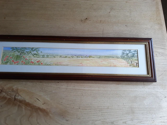ORIGINAL WATERCOLOUR PETER Basham Freshwater Isle Of Wight £35.00 ...