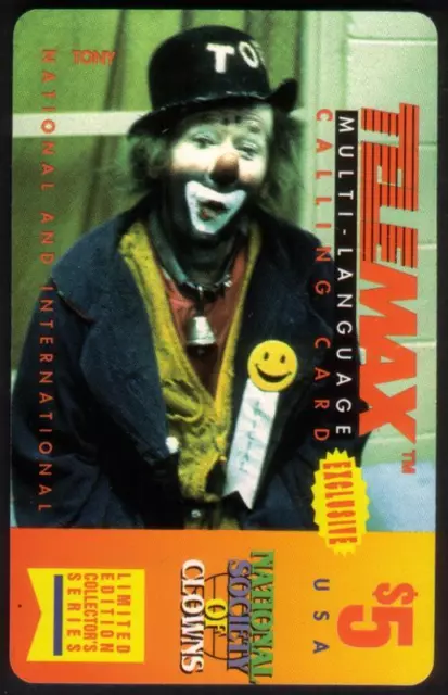 Clowns - Tony le Clown Téléphone Carte